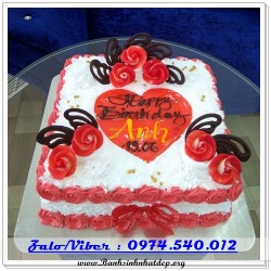 Mẫu Bánh Sinh Nhật Đẹp - A485